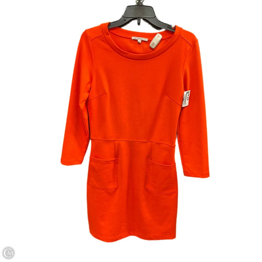 Dress Casual Midi By Gap In Orange, Size: S