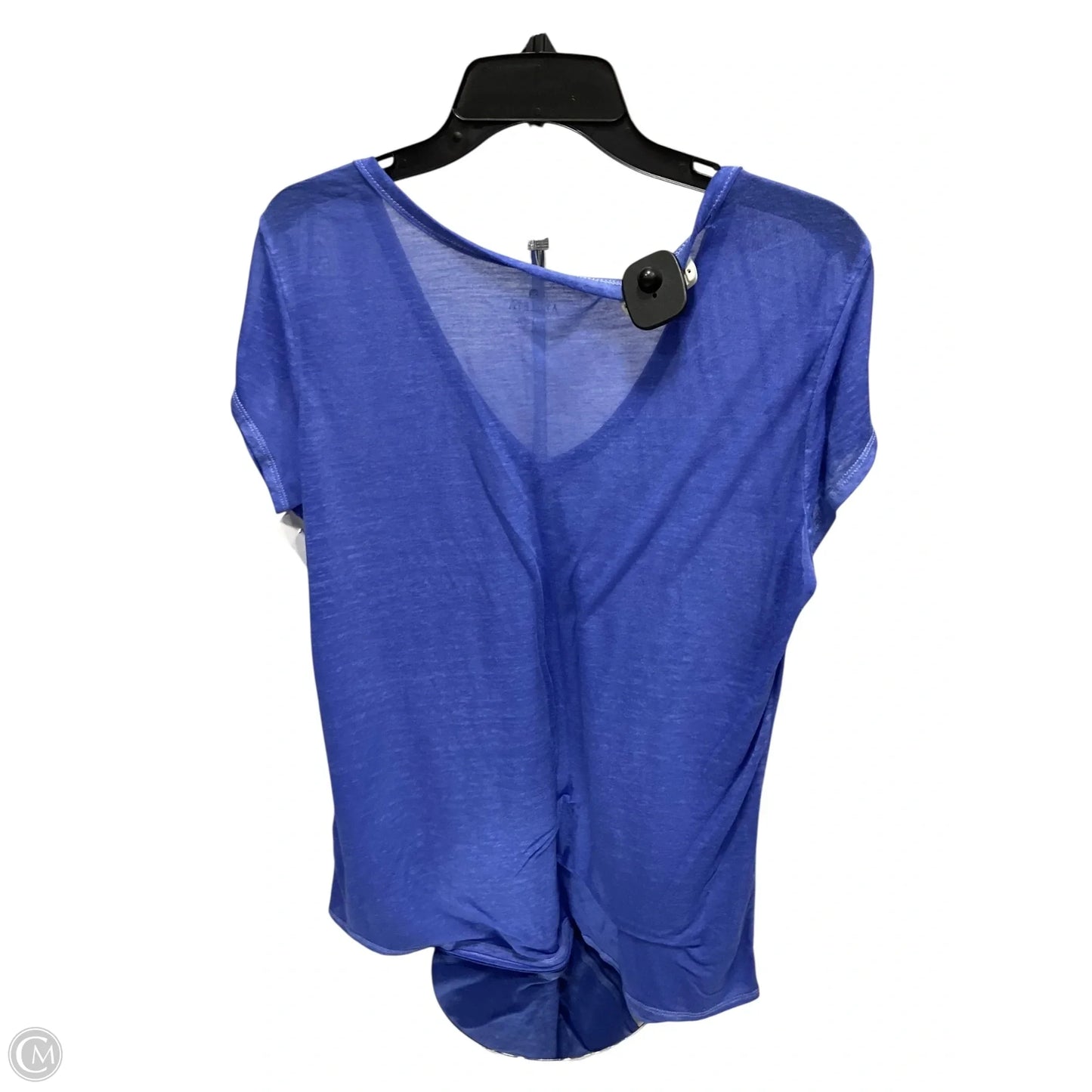 Athletic Top Short Sleeve By Athleta In Blue, Size: L