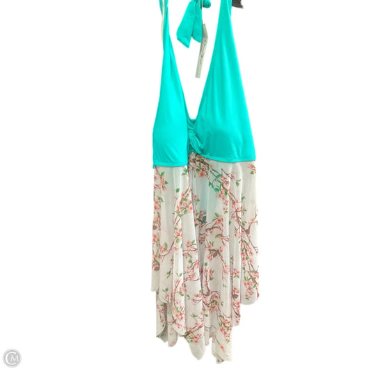 Swimsuit Top By Clothes Mentor In Teal, Size: 4x