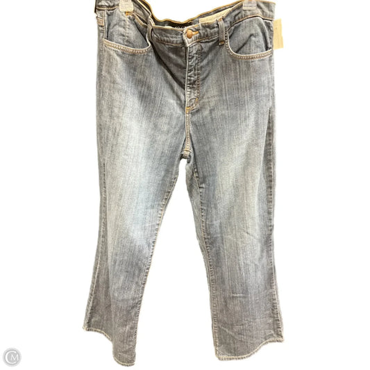 Jeans Boot Cut By Not Your Daughters Jeans In Blue Denim, Size: 14