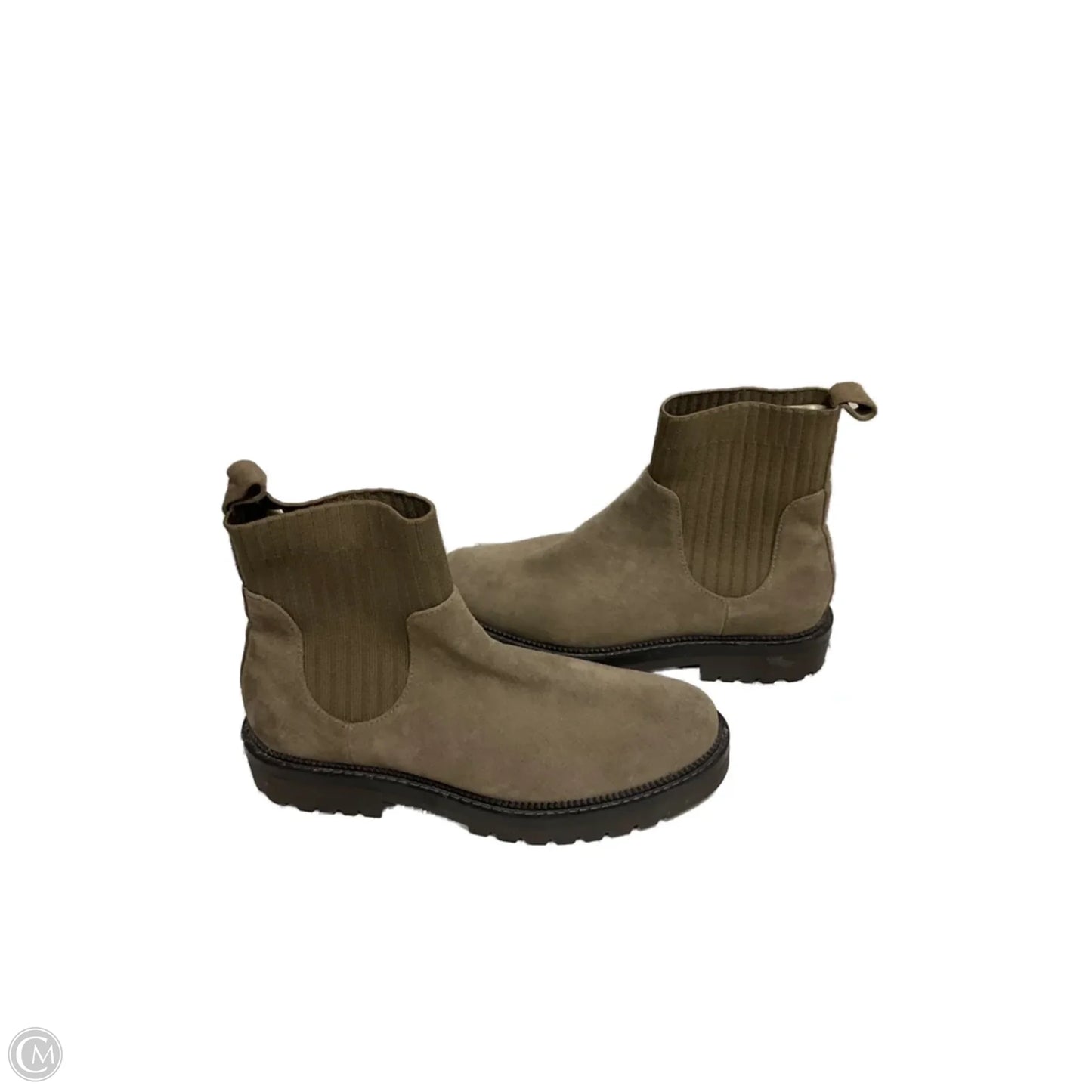 Boots Ankle Heels By Blondo In Tan, Size: 9.5