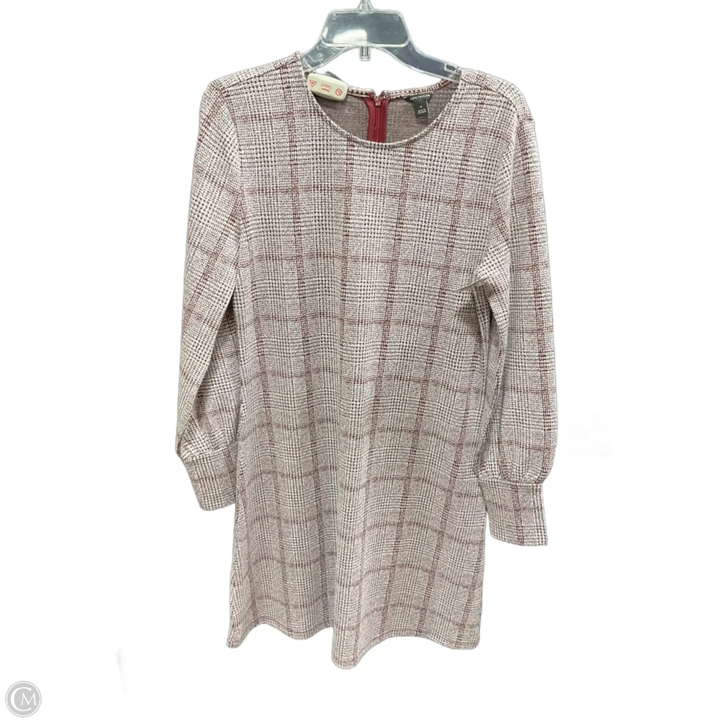 Dress Casual Midi By Ann Taylor In Red, Size: M