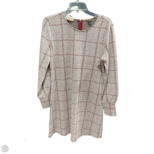 Dress Casual Midi By Ann Taylor In Red, Size: M