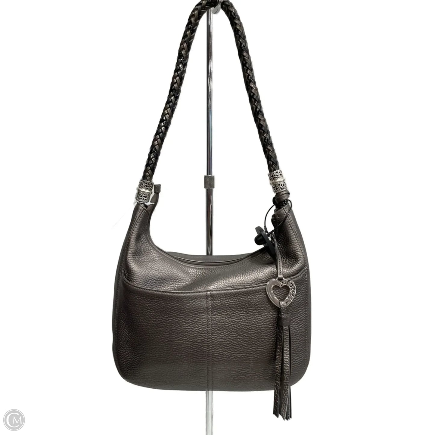 Handbag Leather By Brighton, Size: Medium