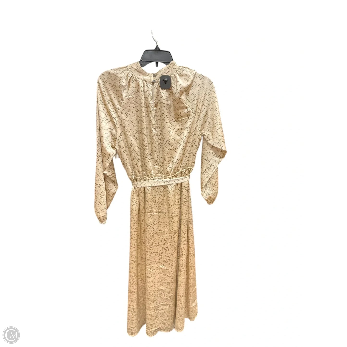 Dress Casual Midi By Loft In Polkadot Pattern, Size: M