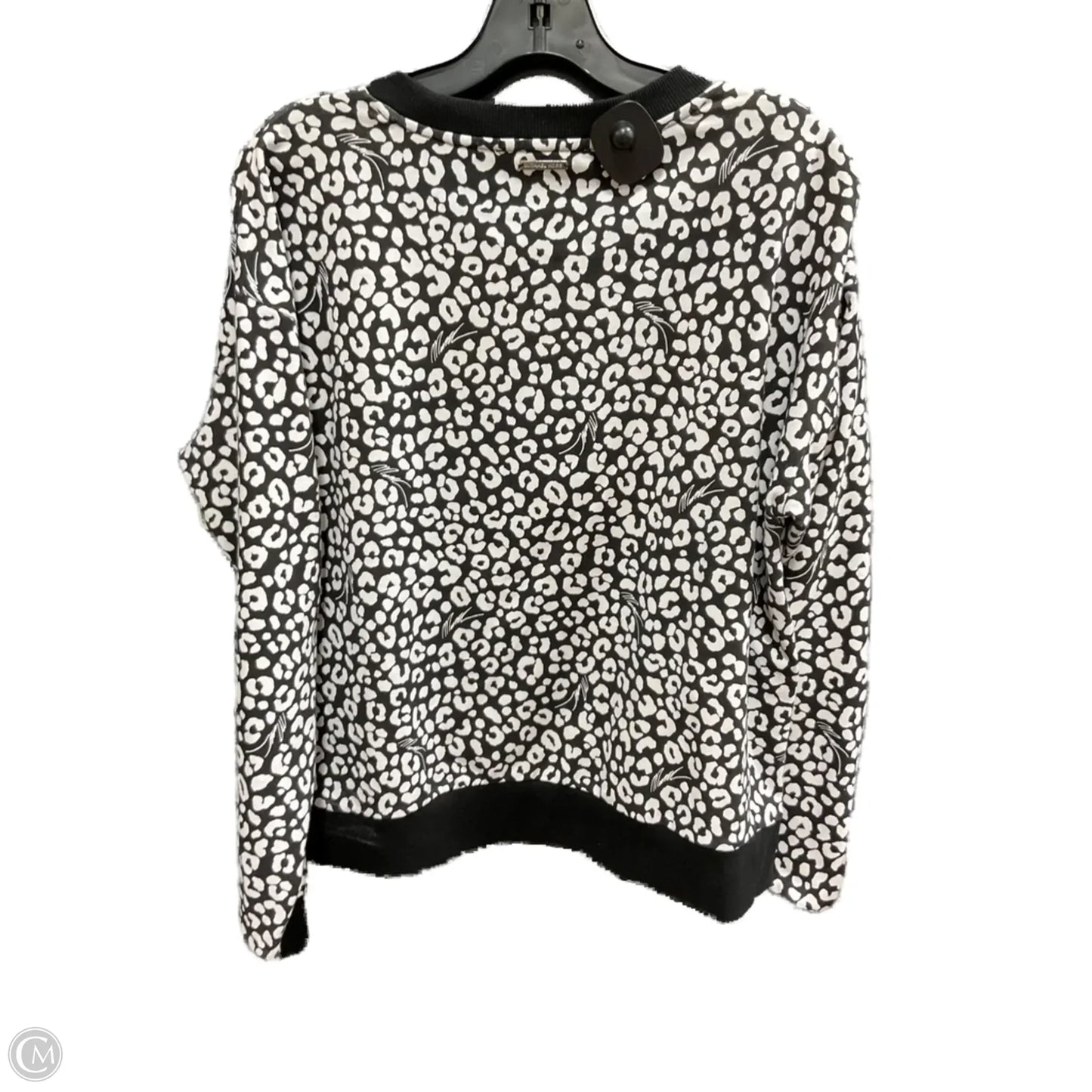 Sweatshirt Crewneck By Michael By Michael Kors In Animal Print, Size: L