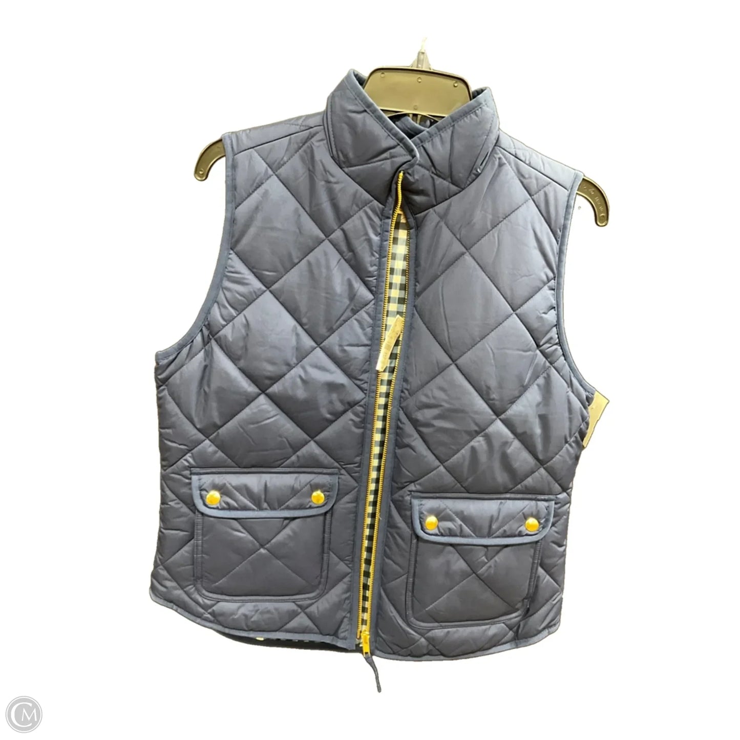 Vest Puffer & Quilted By J. Crew In Navy, Size: S