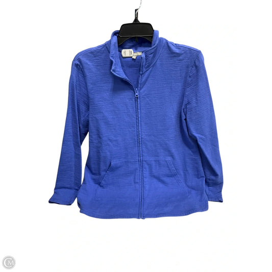 Athletic Jacket By Talbots In Purple, Size: Lp