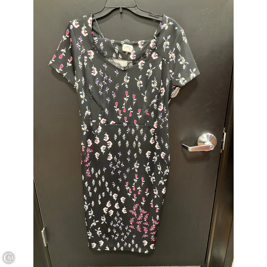 Dress Casual Midi By Lane Bryant In Floral Print, Size: L