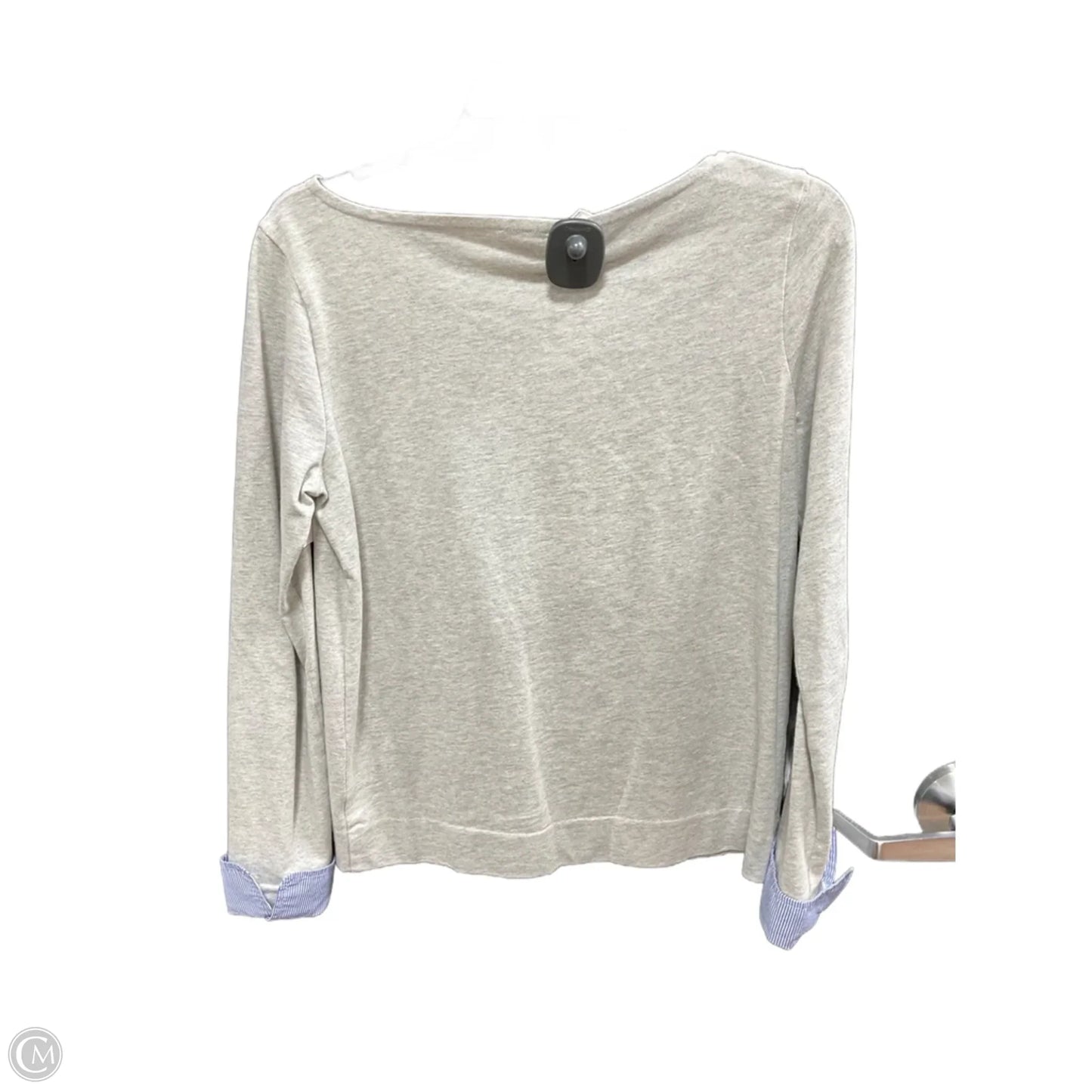 Top Long Sleeve Basic By J. Crew In Grey, Size: Xs