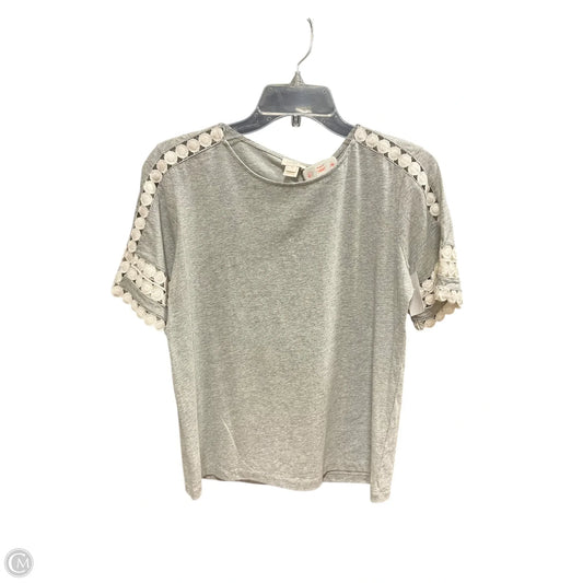 Top Short Sleeve By J. Crew In Grey, Size: Xs