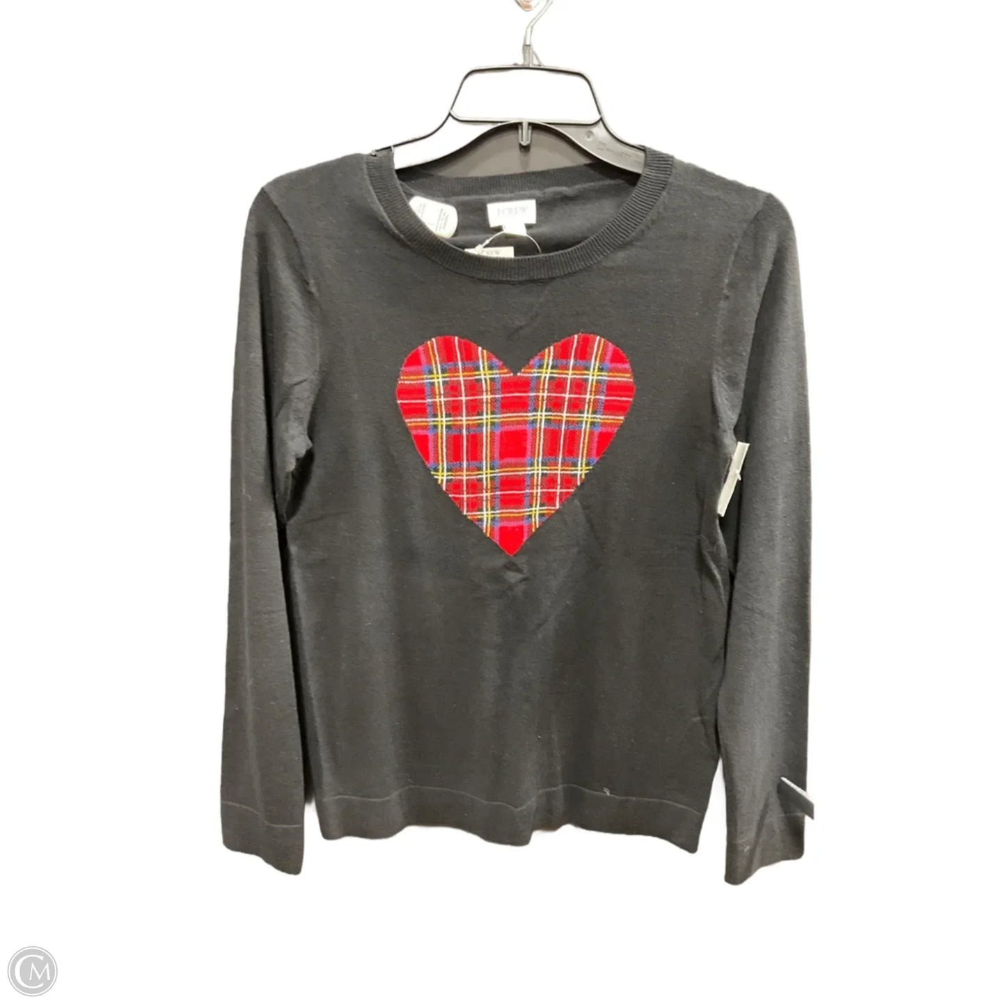Top Long Sleeve By J. Crew In Plaid Pattern, Size: S