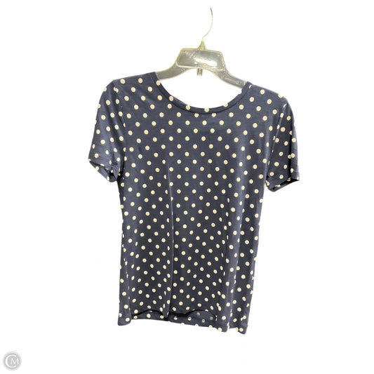 Top Short Sleeve By J. Crew In Navy, Size: S