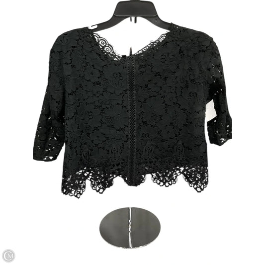 Top 3/4 Sleeve By Express In Black, Size: S