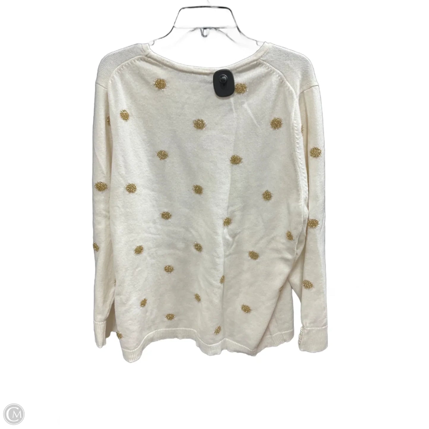 Sweater By Talbots In Cream, Size: 2x