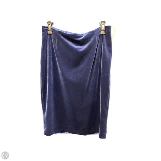 Skirt Midi By White House Black Market In Blue, Size: 10