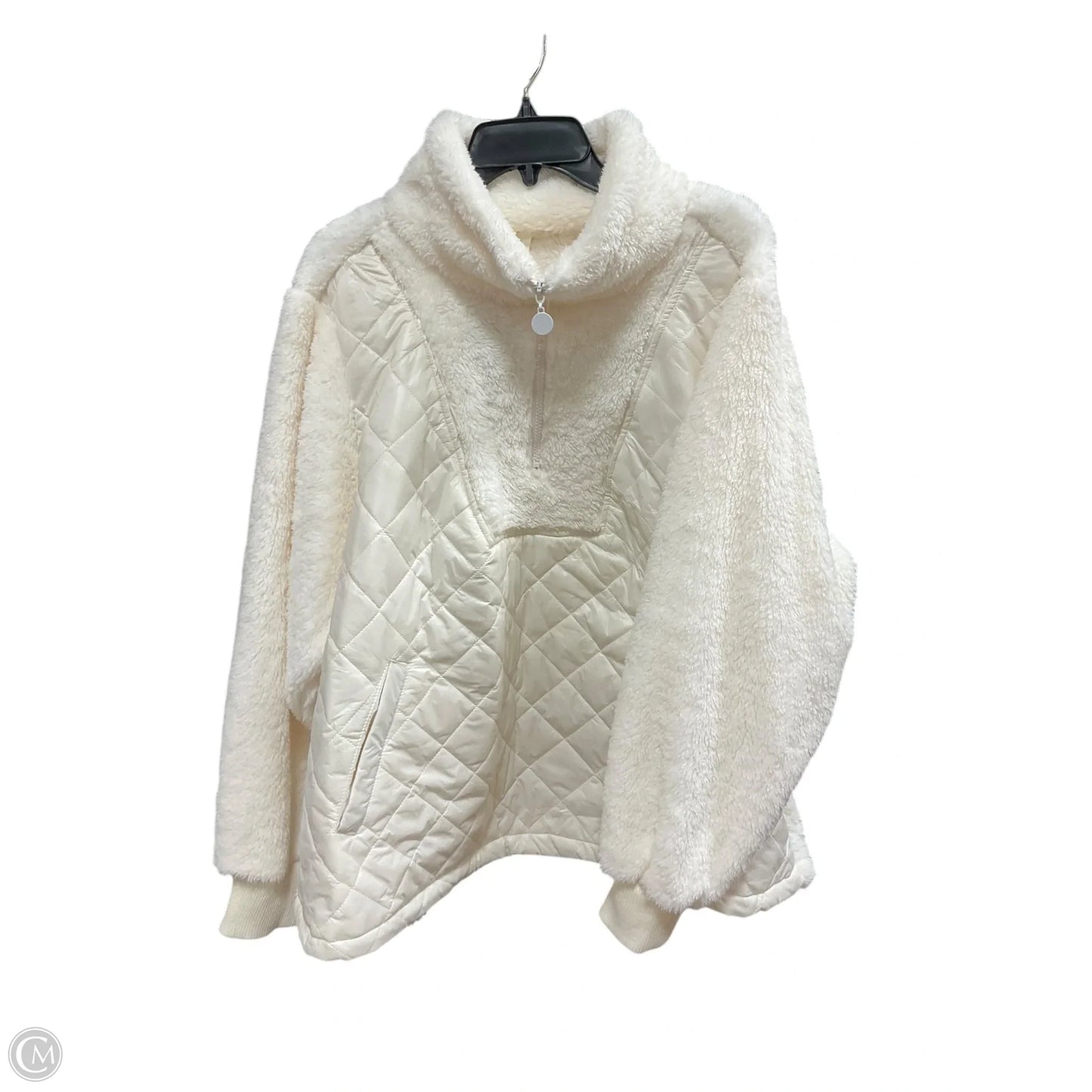 Jacket Puffer & Quilted By Livi Active In Cream, Size: Xl