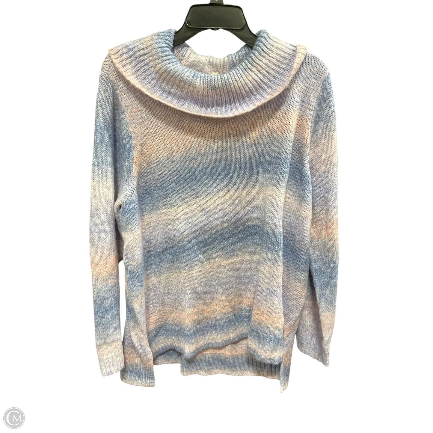 Sweater By Lane Bryant In Blue & Pink, Size: Xl