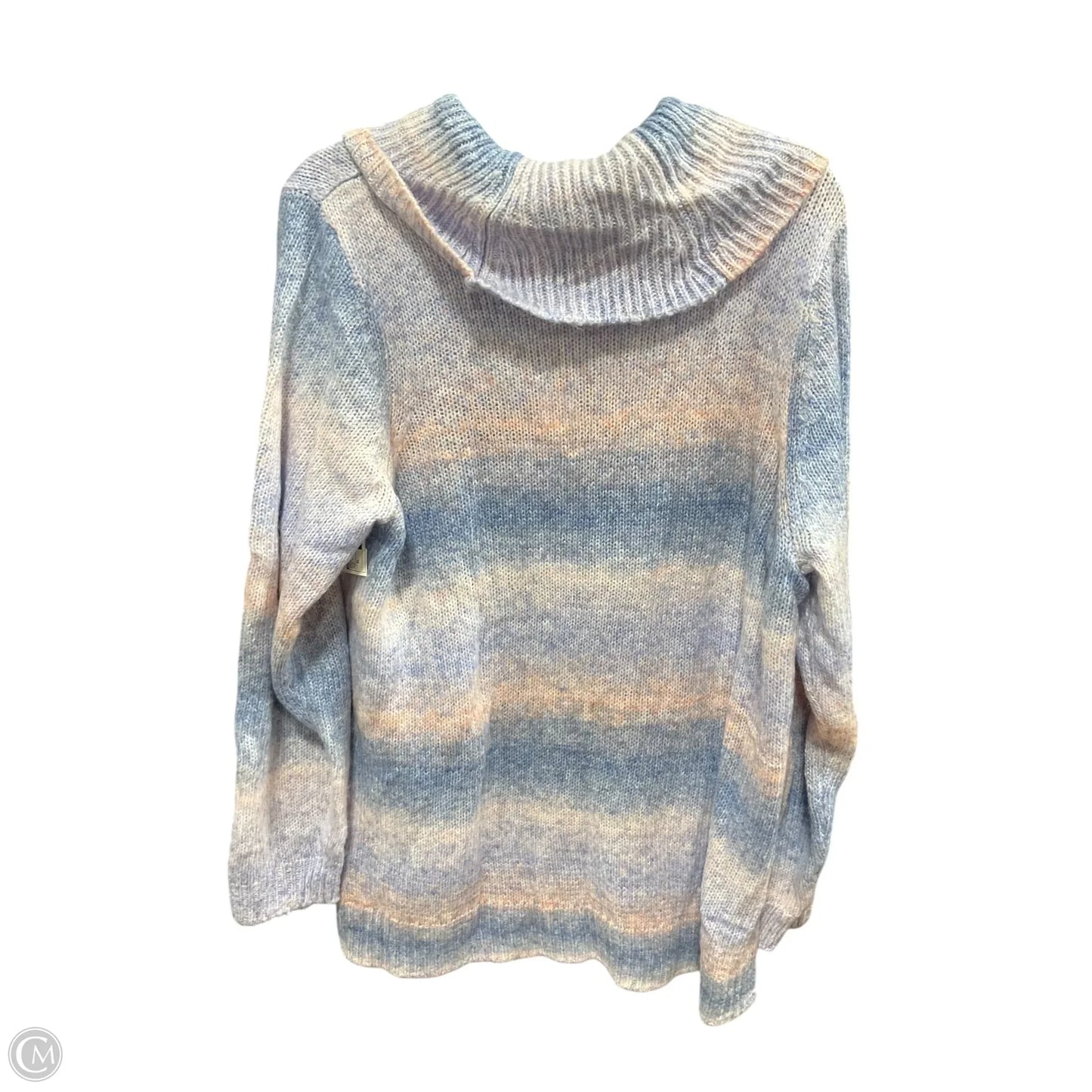 Sweater By Lane Bryant In Blue & Pink, Size: Xl