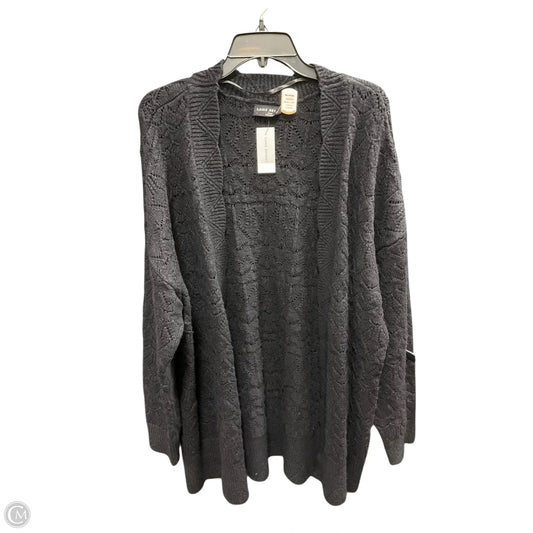 Sweater Cardigan By Lane Bryant In Black, Size: Xxl