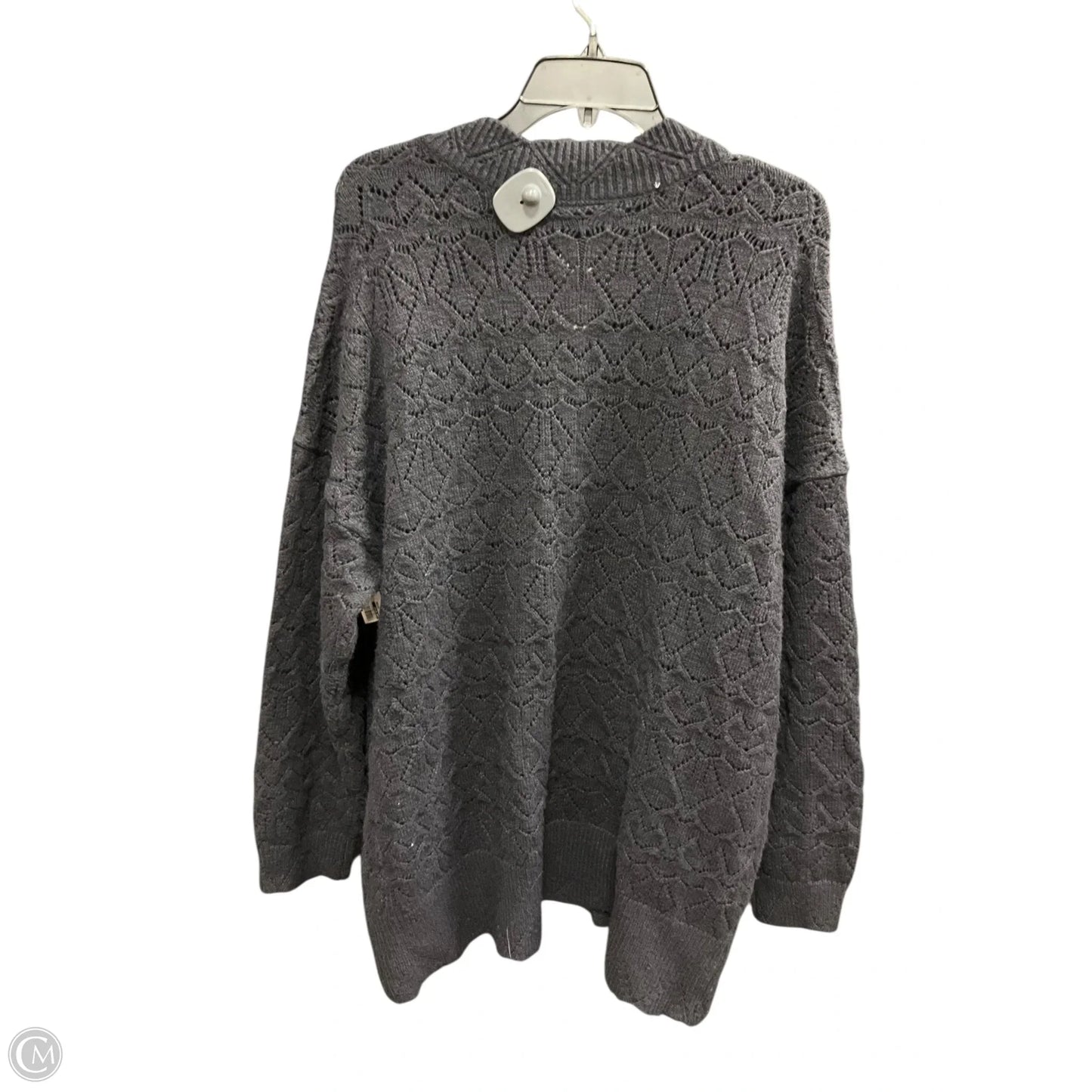 Sweater Cardigan By Lane Bryant In Black, Size: Xxl