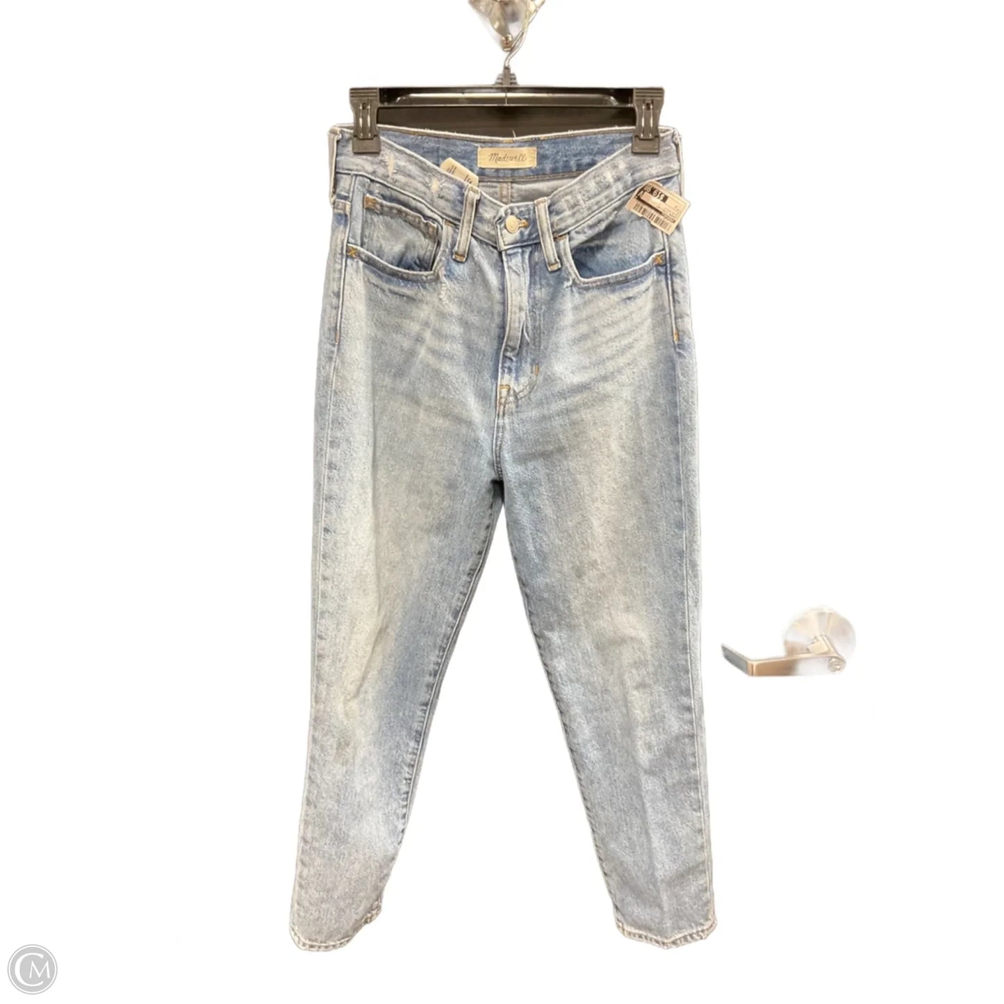 Jeans Straight By Madewell In Blue Denim, Size: 2