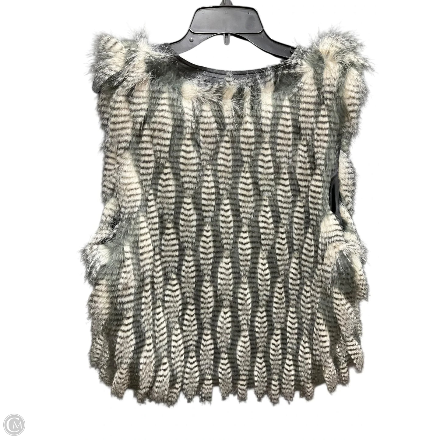 Vest Faux Fur & Sherpa By Mossimo In Green, Size: L