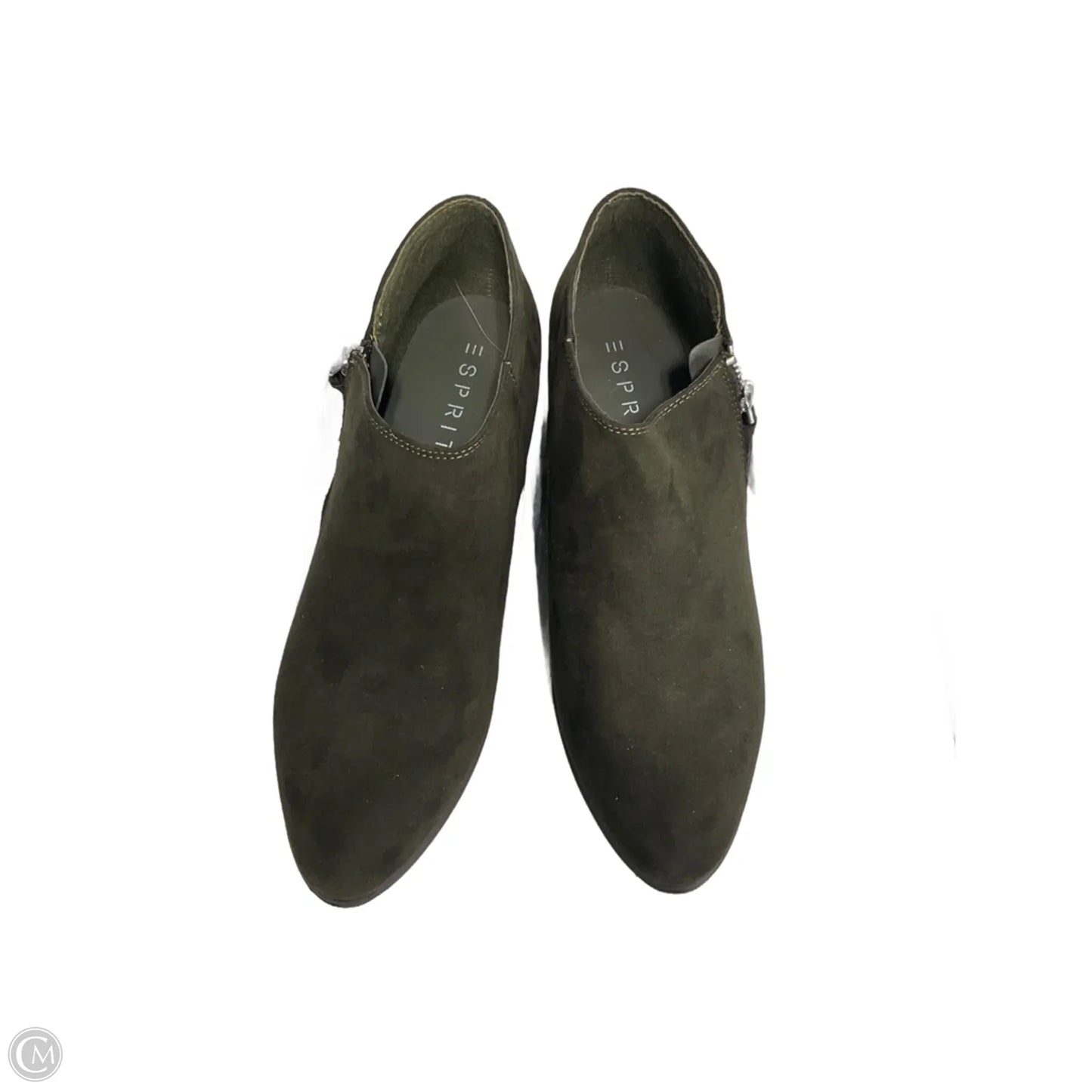 Boots Ankle Flats By Esprit In Green, Size: 8