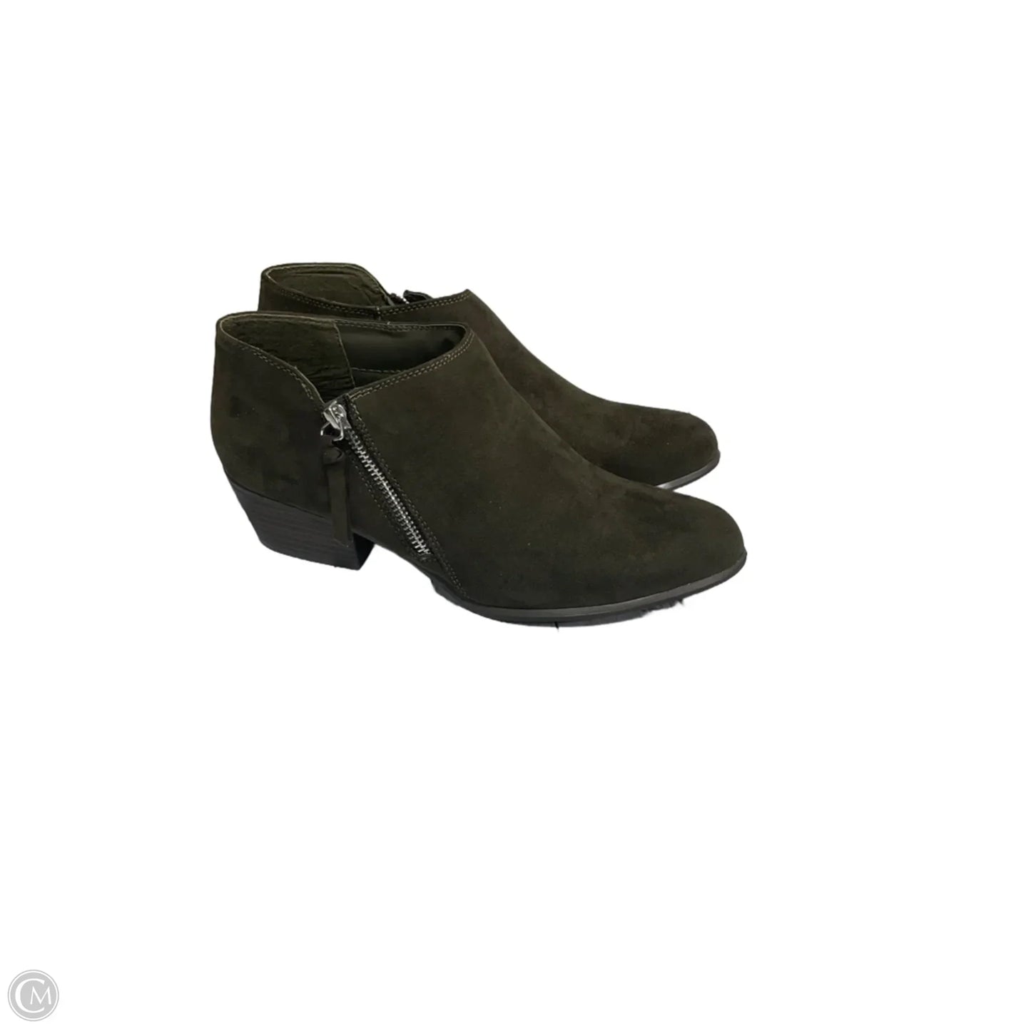 Boots Ankle Flats By Esprit In Green, Size: 8