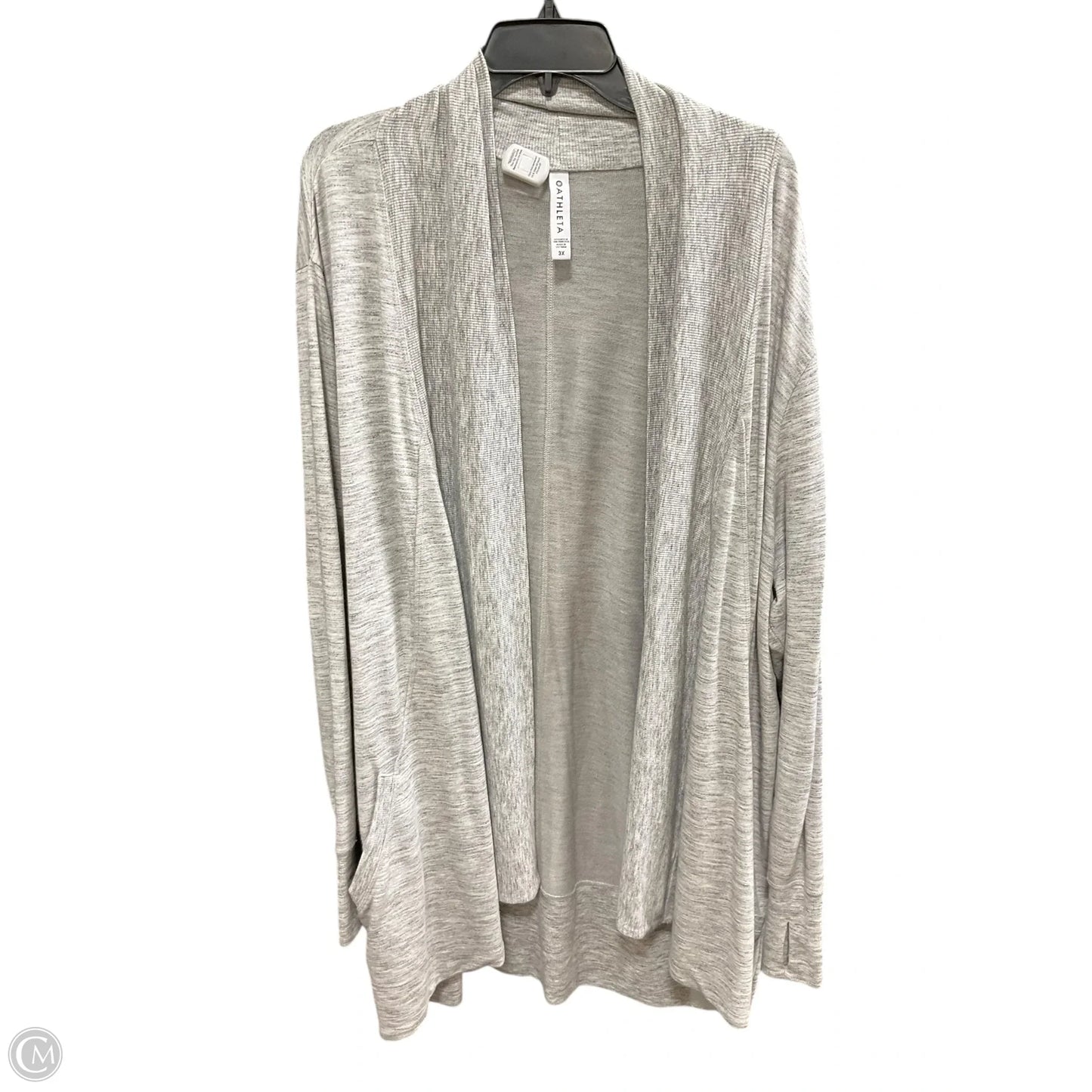 Cardigan By Athleta In Grey, Size: 3x