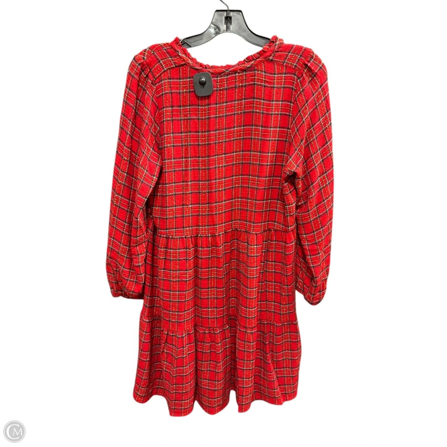 Dress Casual Short By Loft In Plaid Pattern, Size: S