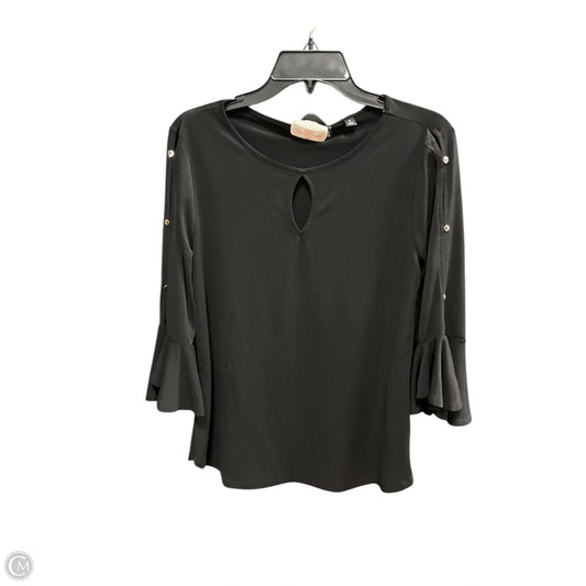 Top 3/4 Sleeve By New York And Co In Black, Size: M