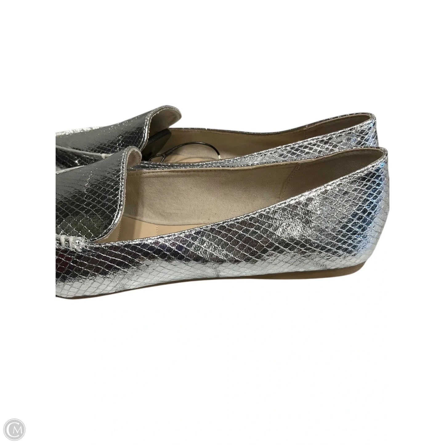 Shoes Flats By Tahari In Silver, Size: 9
