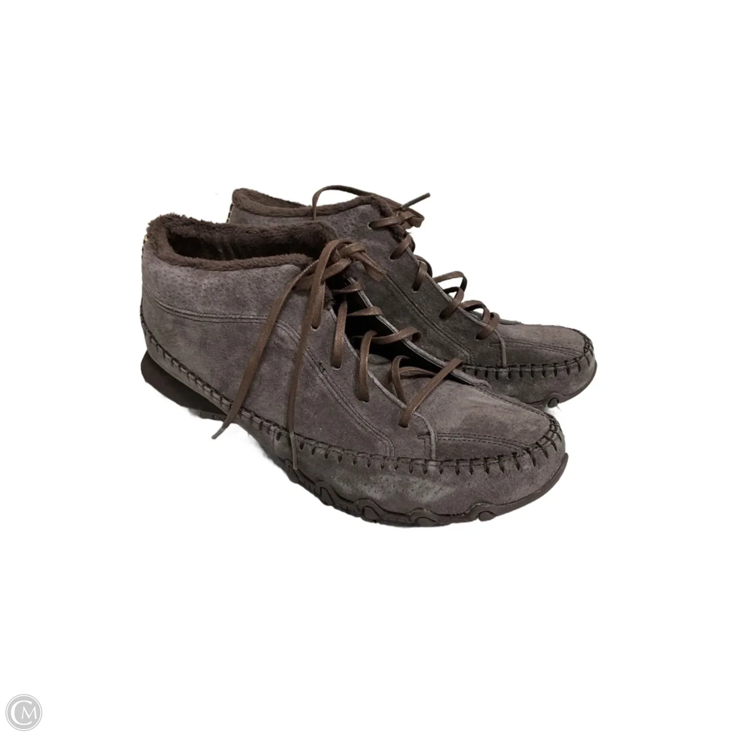 Boots Ankle Flats By Skechers In Brown, Size: 9