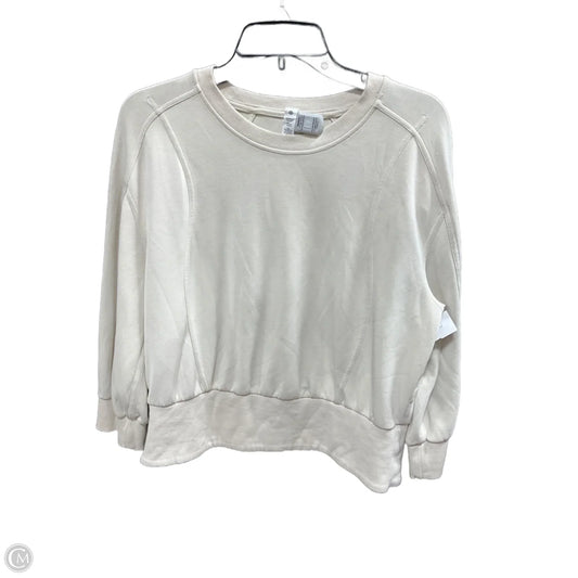 Sweatshirt Crewneck By Lululemon In Tan, Size: L