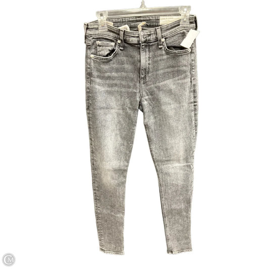 Jeans Skinny By Rag And Bone In Black Denim, Size: 6