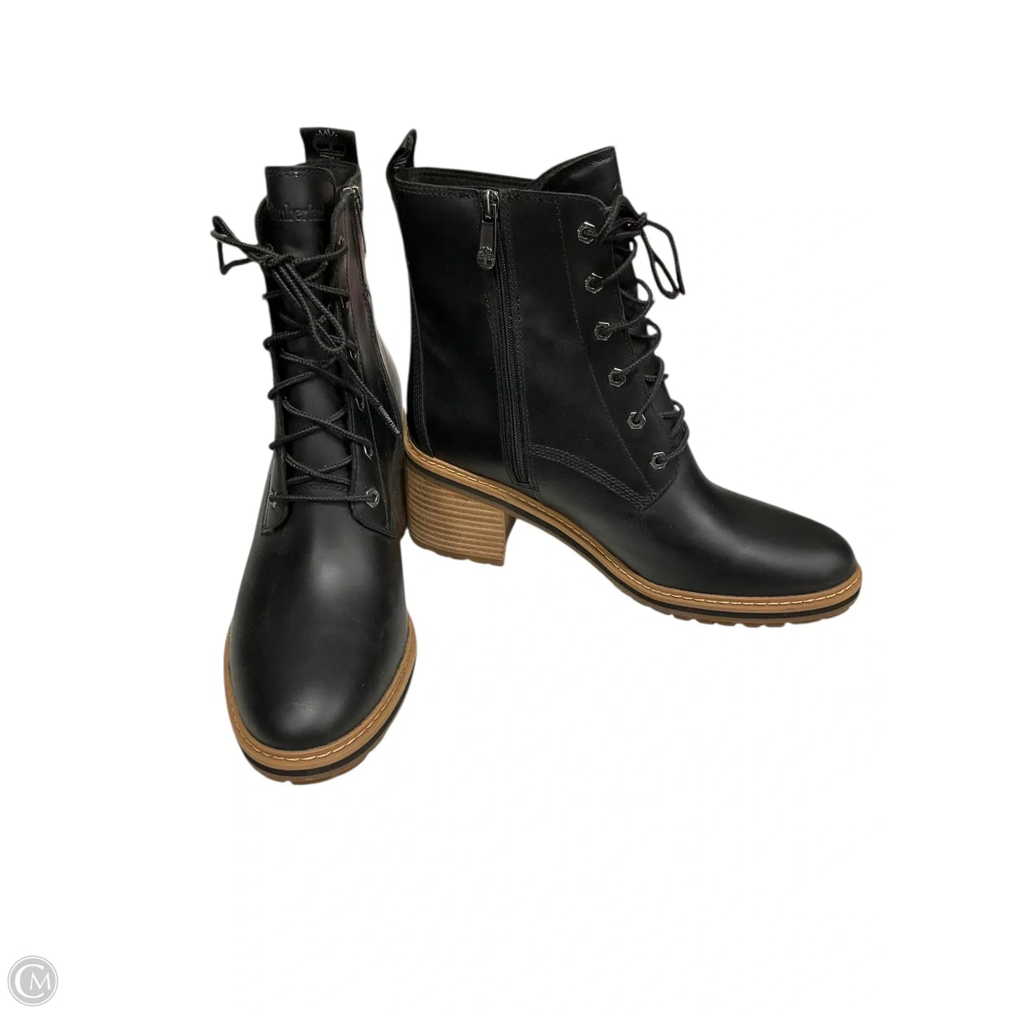 Boots Ankle Heels By Timberland In Black, Size: 9