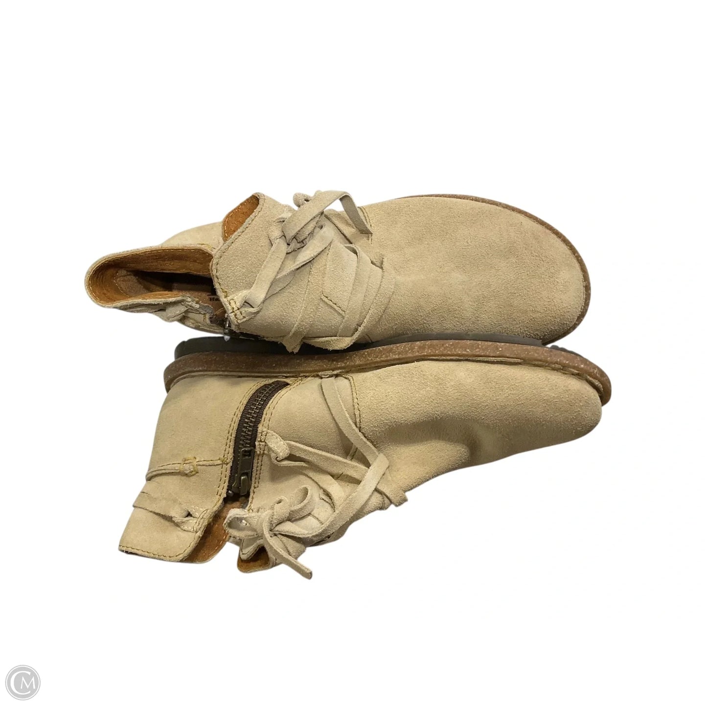 Boots Ankle Flats By Born In Tan, Size: 7.5