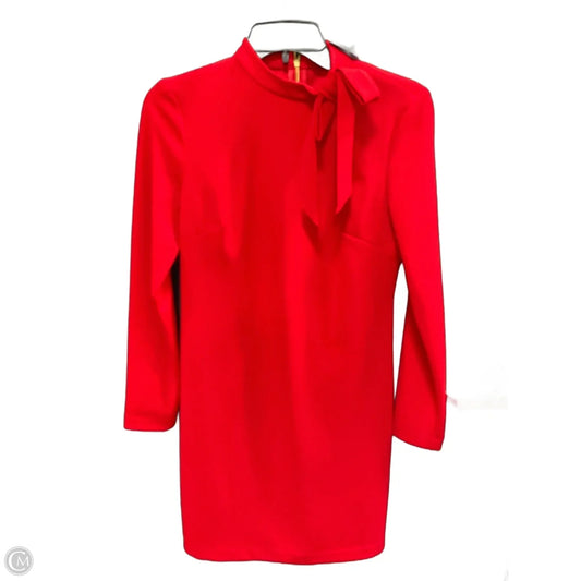 Dress Casual Short By Calvin Klein In Red, Size: S