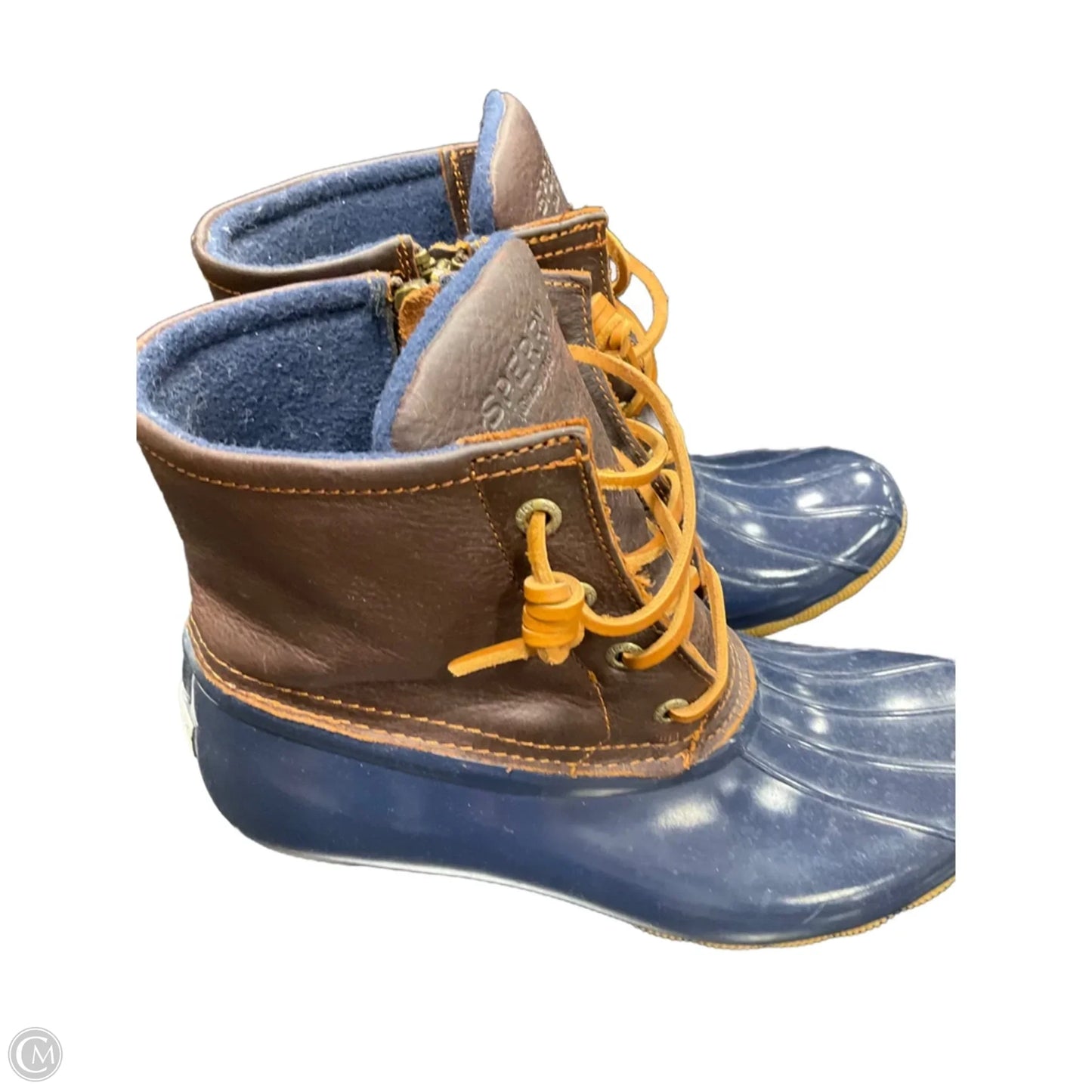 Boots Rain By Sperry In Navy, Size: 9
