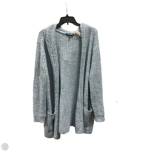 Sweater Cardigan By Steve Madden In Blue, Size: 1x