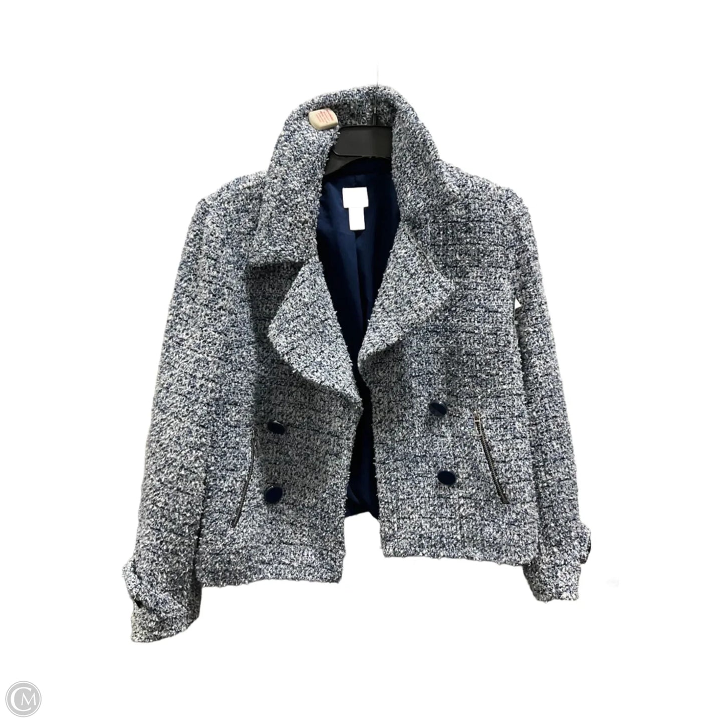 Blazer By Chicos In Blue, Size: M
