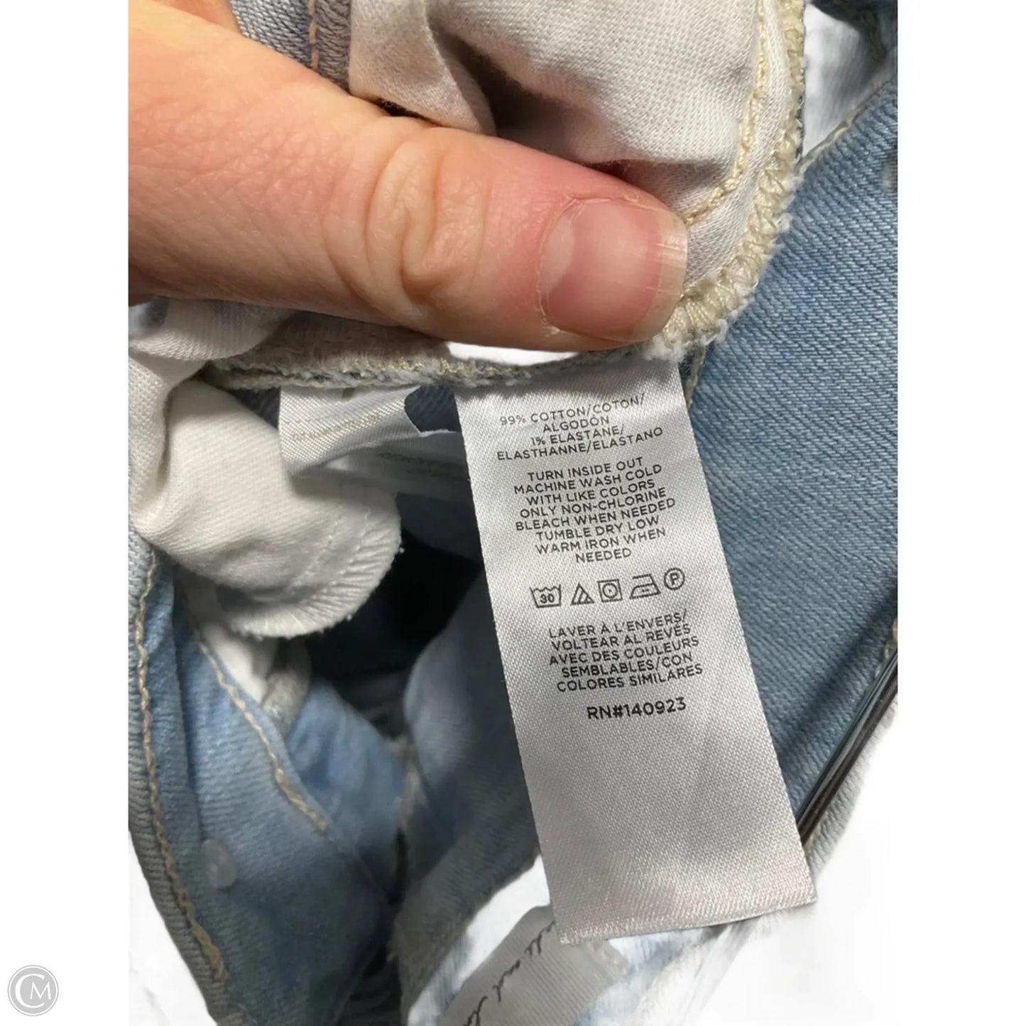 Jeans Straight By Loft In Blue Denim, Size: 2