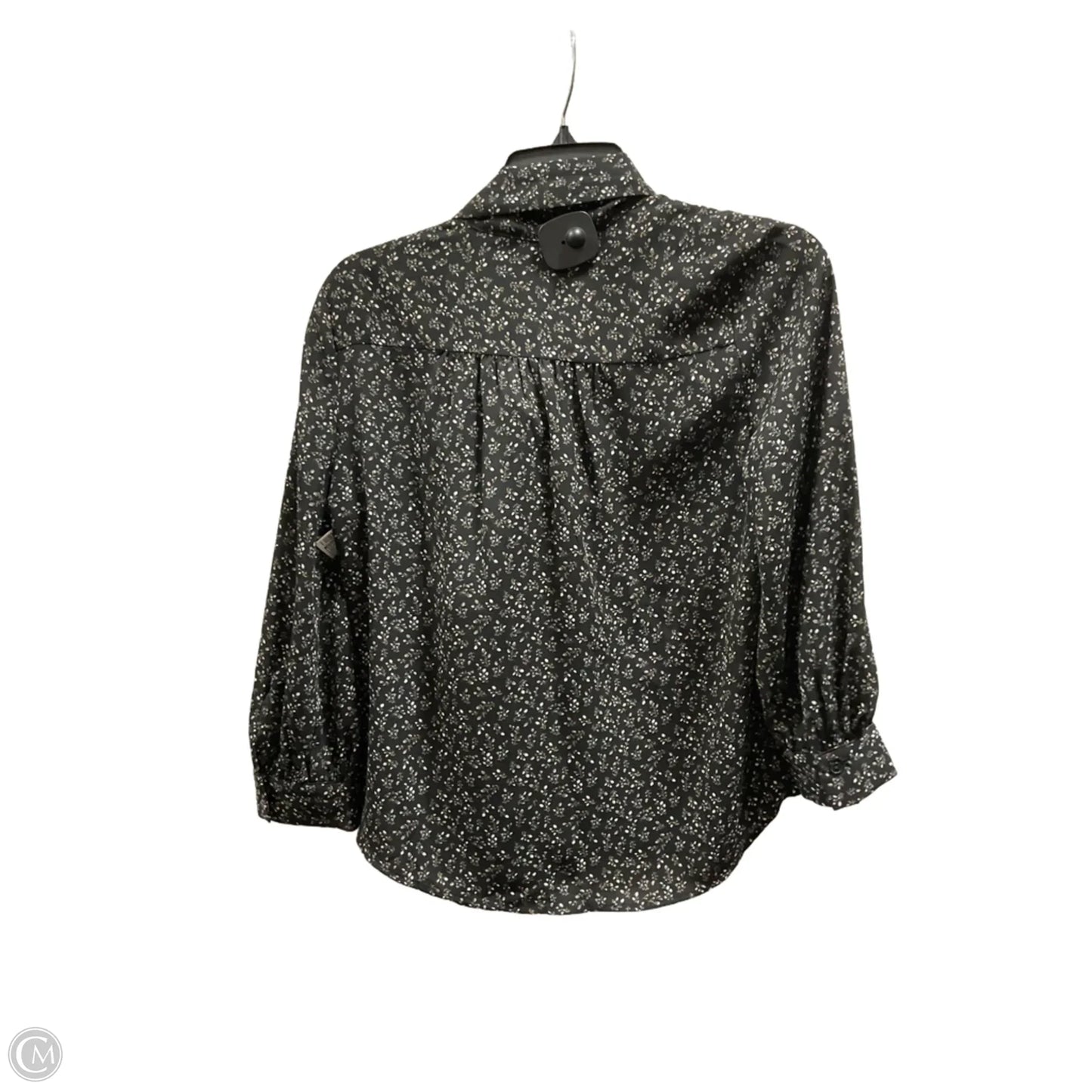 Top Long Sleeve By Banana Republic In Black, Size: Xs