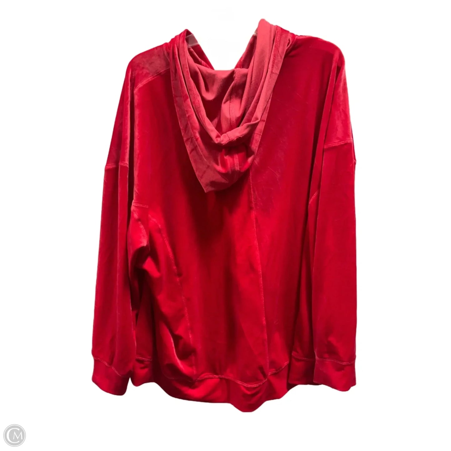 Athletic Jacket By Lane Bryant In Red, Size: 4x