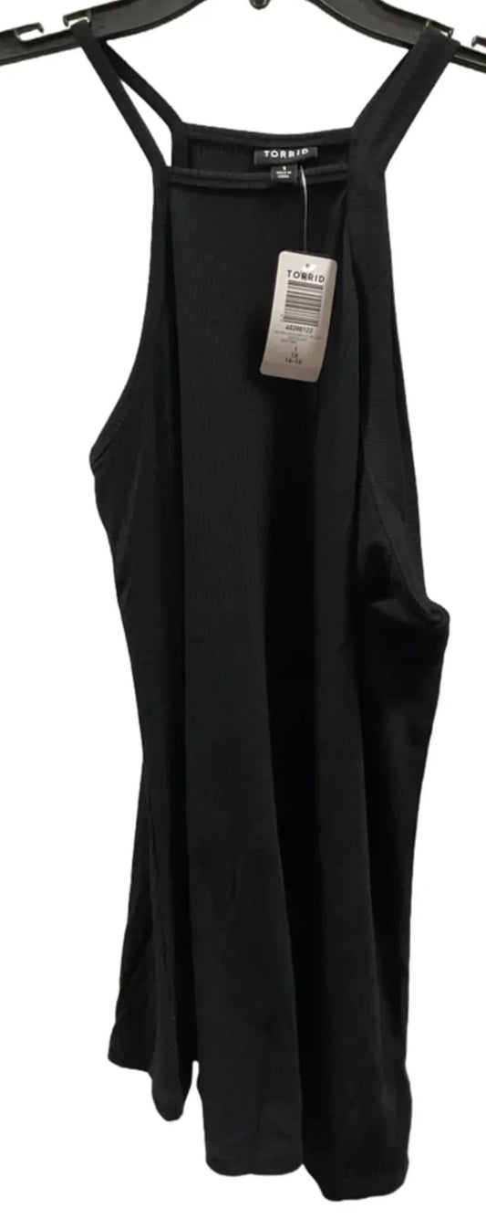 Top Sleeveless Basic By Torrid In Black, Size: 1x