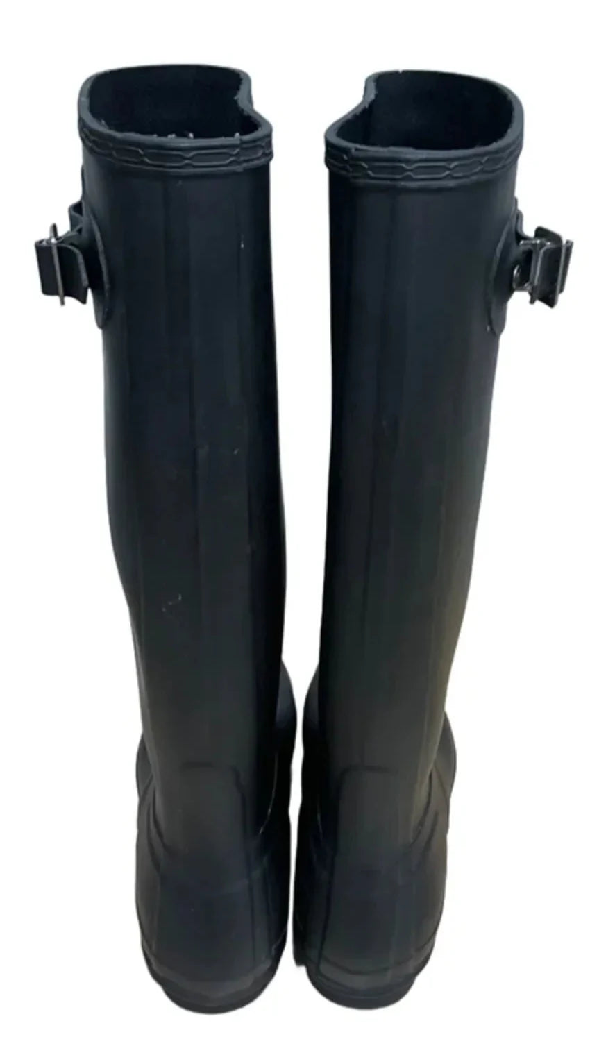 Boots Rain By Hunter In Black, Size: 10