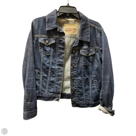 Jacket Denim By Gap In Blue Denim, Size: M