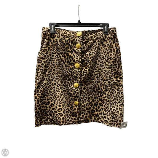 Skirt Midi By Karen Kane In Animal Print, Size: 8