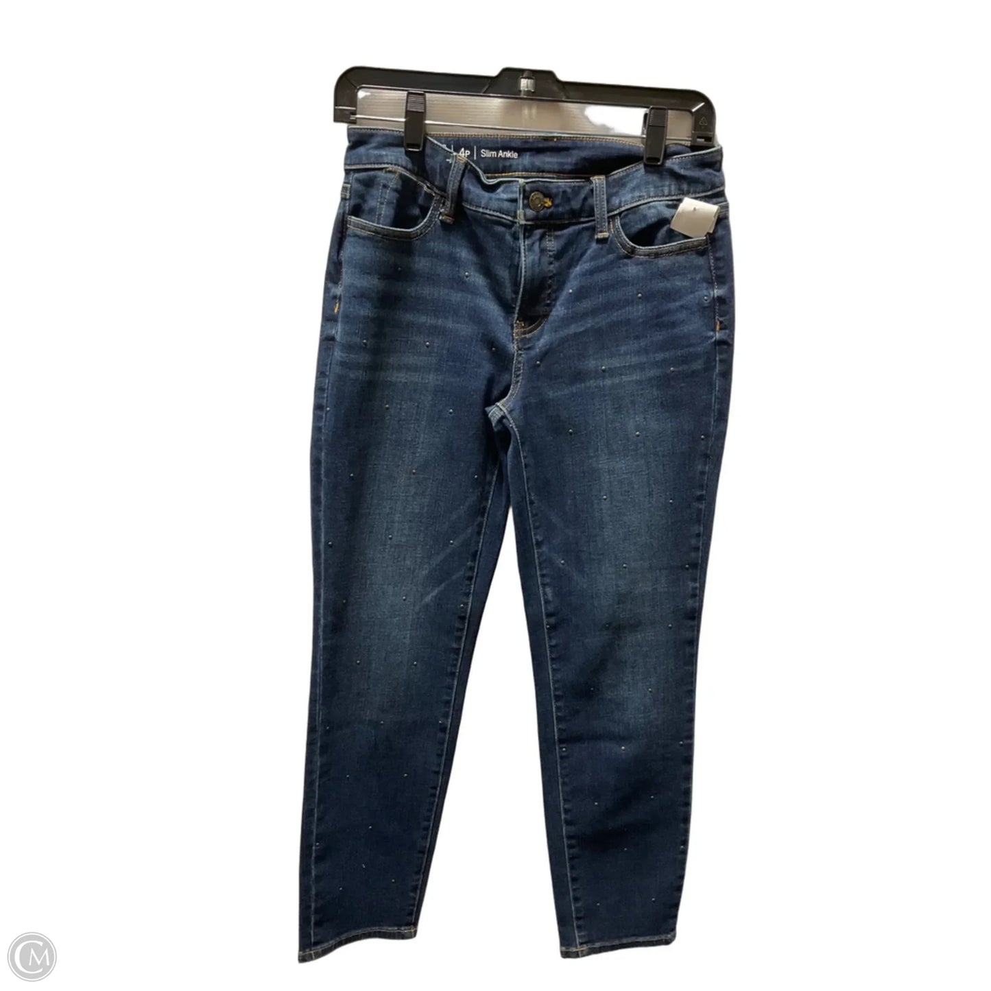 Jeans Skinny By Talbots In Blue Denim, Size: 4p